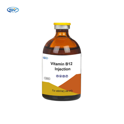 Suplemento inyectable veterinario de la inyección de la vitamina B12 de las drogas del GMP para los caballos del ganado