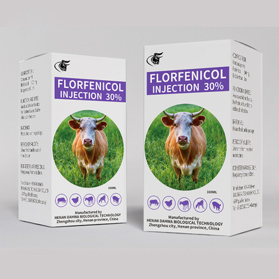 Antibióticos inyectables veterinarios de las drogas 50ml 100ml de la inyección de Florfenicol el 30% para los animales