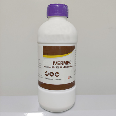 Ivermectina 1% Solución oral Medicamento / Medicamento veterinario 1000 ml Para animales
