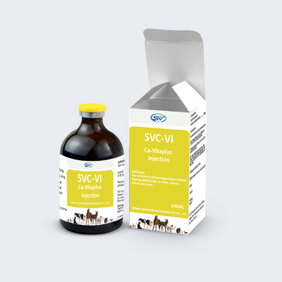 Medicamentos inyectables veterinarios Ca-Vitaplus Uso por inyección para la deficiencia de calcio, magnesio y vitamina B