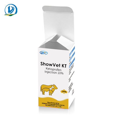 Drogas inyectables veterinarias de la inyección líquida del Ketoprofen el 10% 100ml para el ganado de los perros