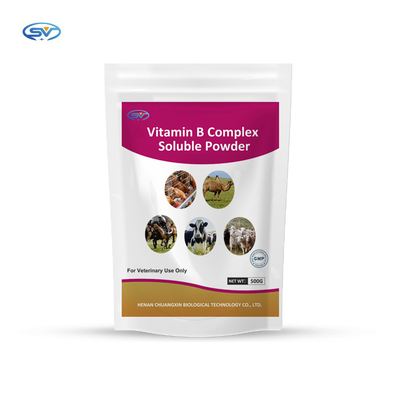 La vitamina alimenticia droga el polvo soluble compuesto de la vitamina B para los animales