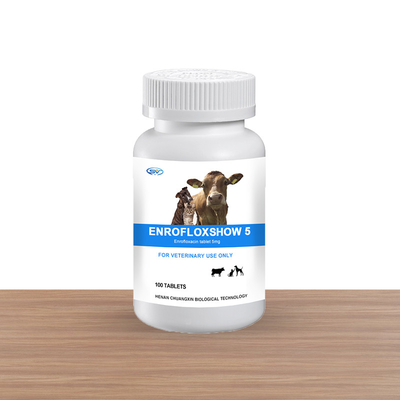 Medicina veterinaria del bolo de la tableta 5mg del bolo de Enrofloxacin para el animal doméstico