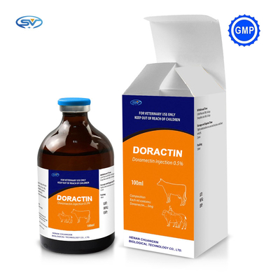 Drogas inyectables veterinarias de Doramectin altamente eficaces para los nematodos gastrointestinales