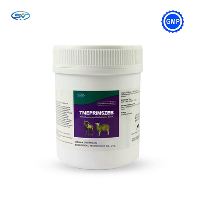 Sulfadiazine veterinario 200mg del trimethoprim de la tableta del bolo para los perros de los cerdos del ganado de los caballos