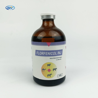 Drogas Florfenicol inyectable el 20% Inj de la veterinaría para los efectos antiinflamatorios y anti-piréticos