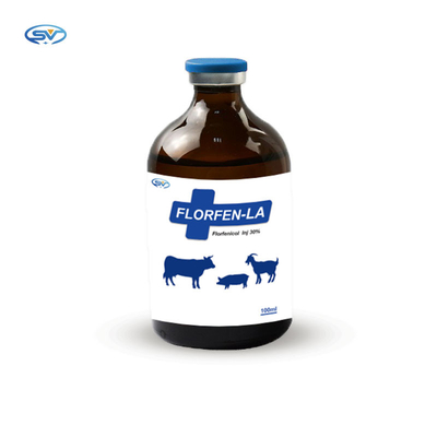 Inyección de Florfenicol de las ovejas del ganado de las drogas de la veterinaría para el tratamiento de enfermedades bacterianas