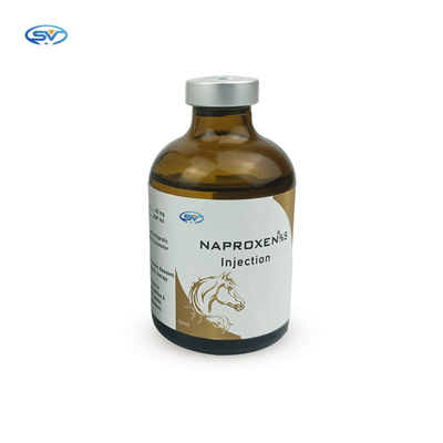 Inyección veterinaria 100ml del Naproxen de las drogas antiparásitos del GMP para los perros y los gatos de los caballos del ganado