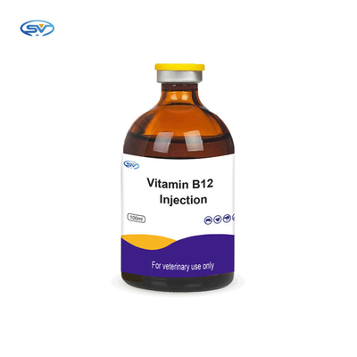 Vitamina inyectable veterinaria del suplemento de la inyección de la vitamina B12 de Inj Vit B12 de las ovejas de las drogas para los caballos del ganado