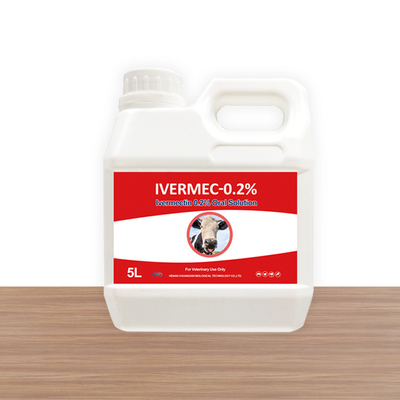 Medicina oral veterinaria Ivermectin de la solución 0,2% soluciones orales para el ganado y las ovejas