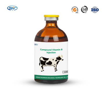 Uso complejo inyectable veterinario de las aves de corral del ganado del suplemento de la inyección de la vitamina B de las drogas de la granja