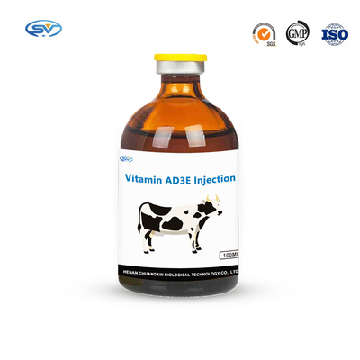 Inyección inyectable veterinaria de la vitamina Ad3e de las drogas del OEM para los caballos animales del ganado