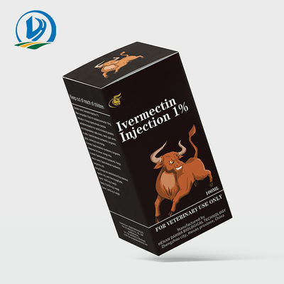 Inyección inyectable veterinaria del repelente de insectos de las drogas de la inyección de Ivermectin el 1% para el ganado