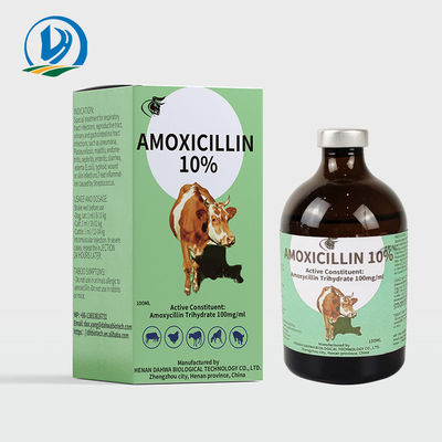Pare la inyección intramuscular de la amoxicilina de las drogas 150mg/ml el 10% de la veterinaría