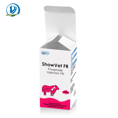 Inyección inyectable veterinaria de la furosemida de la diurética de las drogas 10 mg/ml para el ganado