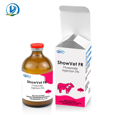 Inyección inyectable veterinaria de la furosemida de la diurética de las drogas 10 mg/ml para el ganado