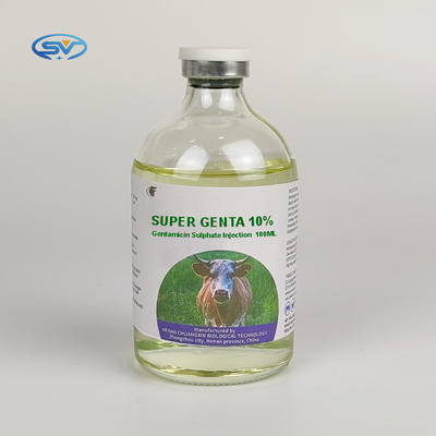 Las drogas inyectables veterinarias de alta calidad Gentamycin sulfatan el 10% para las bacterias múltiples de la matanza