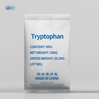 Aminoácido el 99% L polvo de la pureza elevada de los añadidos del pienso de CAS No 73-22-3 del triptófano