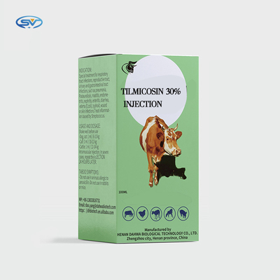 El ganado inyectable veterinario Tilmicosin de las drogas fosfata la inyección subcutánea el 30% CAS108050-54-0 de Tilmicosin