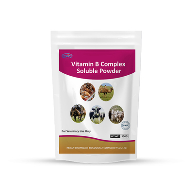 La vitamina alimenticia droga el polvo soluble compuesto de la vitamina B para los animales